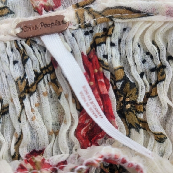 FREE PEOPLE Floral Print Boho Tunic Dress - Picture 7 of 7